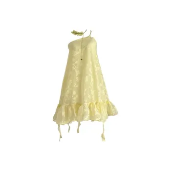 TIBINB Slip Dresses Women's Dress With Bow