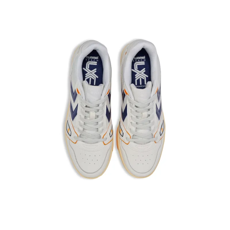 Hummel Low Top Skateboard Shoes Men's White Blue-2