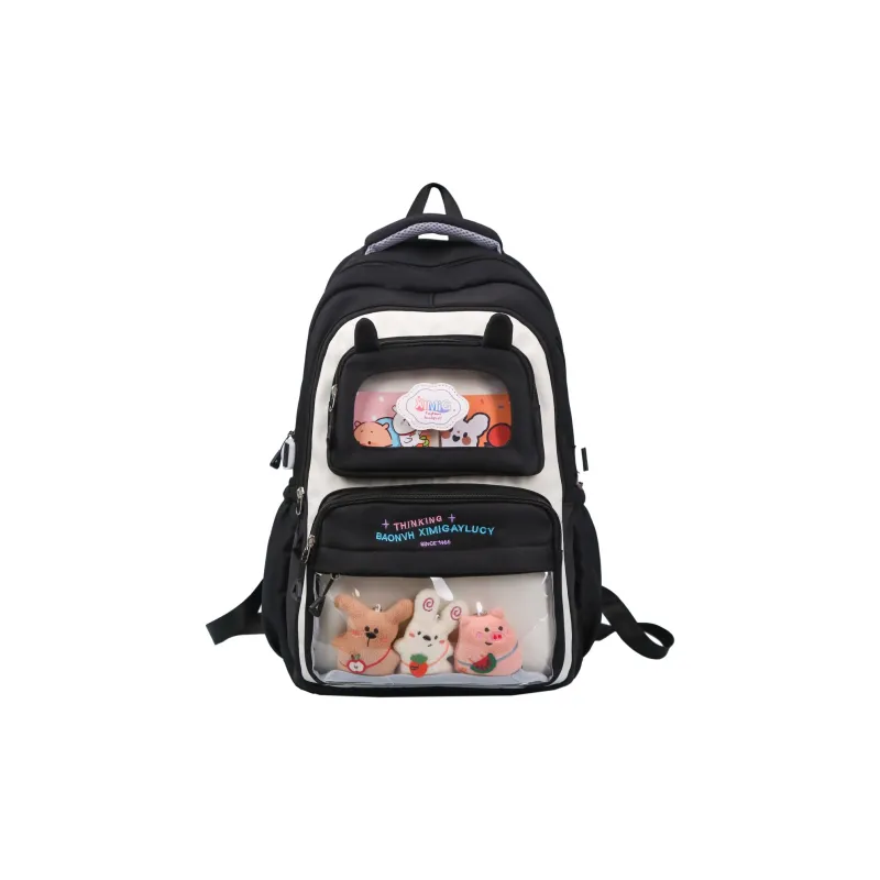DALO Nylon Backpack Women's Multicolor-0