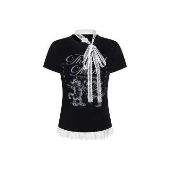 BEAR UNION Set in Sleeve T Shirt Women's