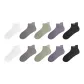 [Highly Recommended 10 Pack]Black 2+White 2+Light Gray 2+Dark Asphalt Gray 2+Blue Gray 2