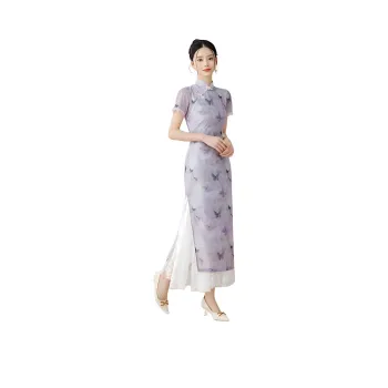 / Cheongsams Women's Purple