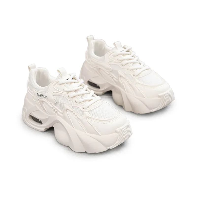 Gai Renpu Slip Resistant, Abrasion Resistant, Breathable Low Top Chunky Sneakers Women's-9