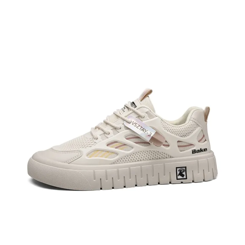 BAKE Non slip Lightweight Low Top Skateboard Shoes Men's-0