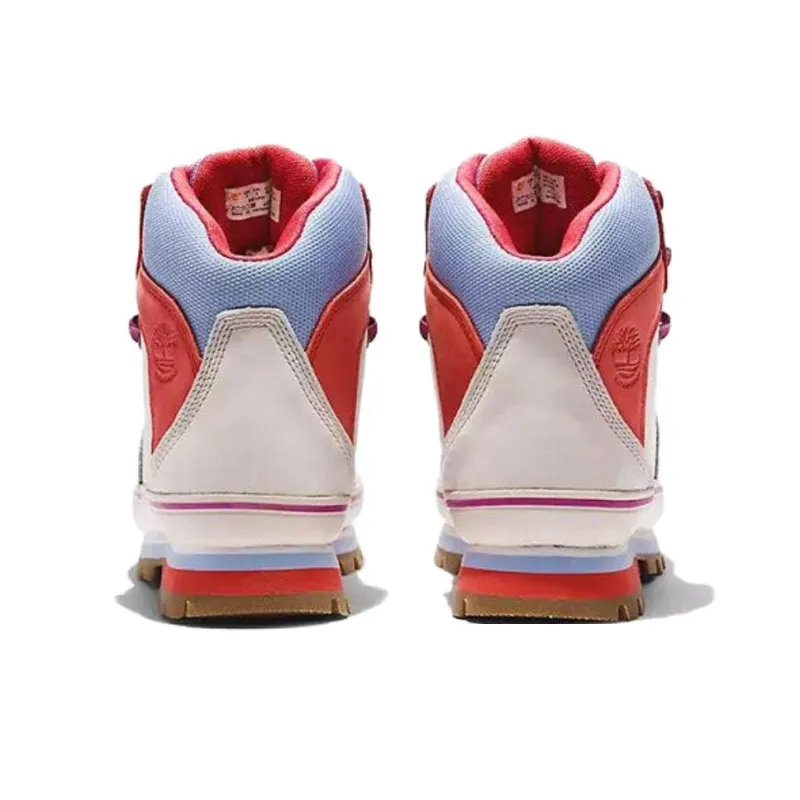 Timberland Euro Hiker Ankle Boots Women's White-3