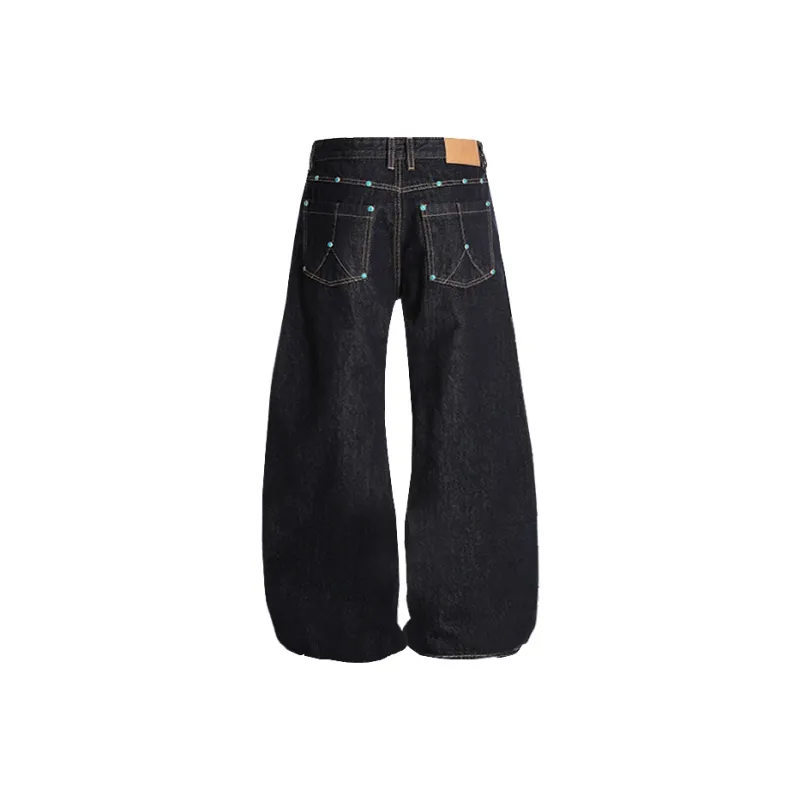 REMODUTION Jeans Unisex Dark Blue-1