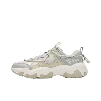 FILA Vintage Collection Anti Slip Wear Resistant Low Top Chunky Sneakers Women's Gray