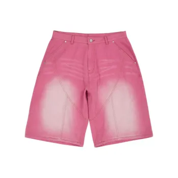 WAIKEI Denim Shorts Unisex Pink