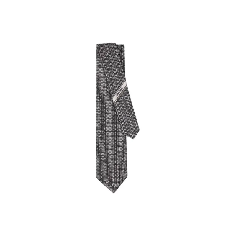 Ferragamo Gancini patterned Tie-1