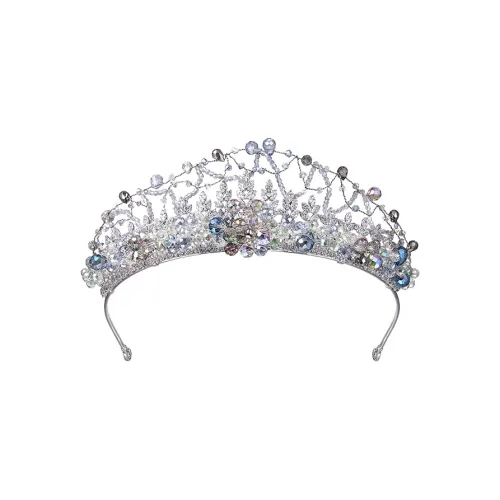 Cercoo Artificial Crystal, Copper Wire Crown Women's