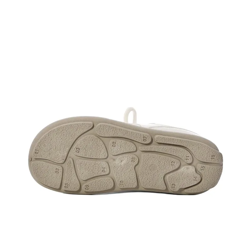 The New Age Family Low Top Skateboard Shoes Women's Beige-4
