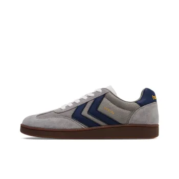 Hummel Low Top Skateboard Shoes Men's Gray Dark Blue