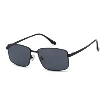 JEKA Metal Square Sunglasses Men's