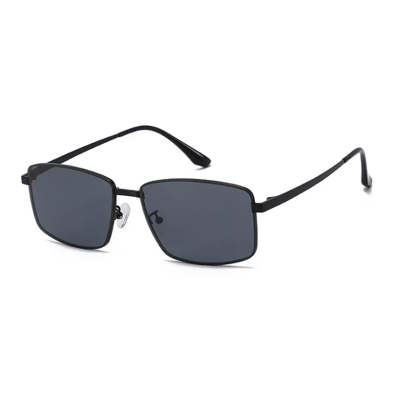 JEKA Metal Square Sunglasses Men's-0