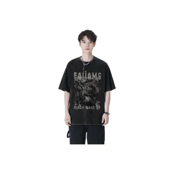 FALIAMS T Shirts Unisex Black