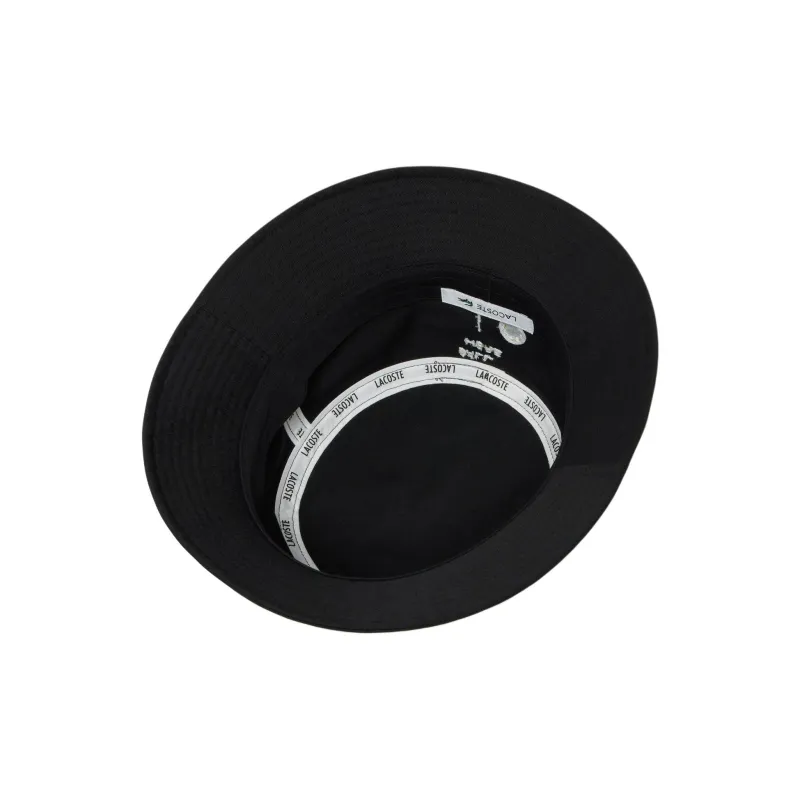 LACOSTE Polyester Bucket Hats Unisex Black-3