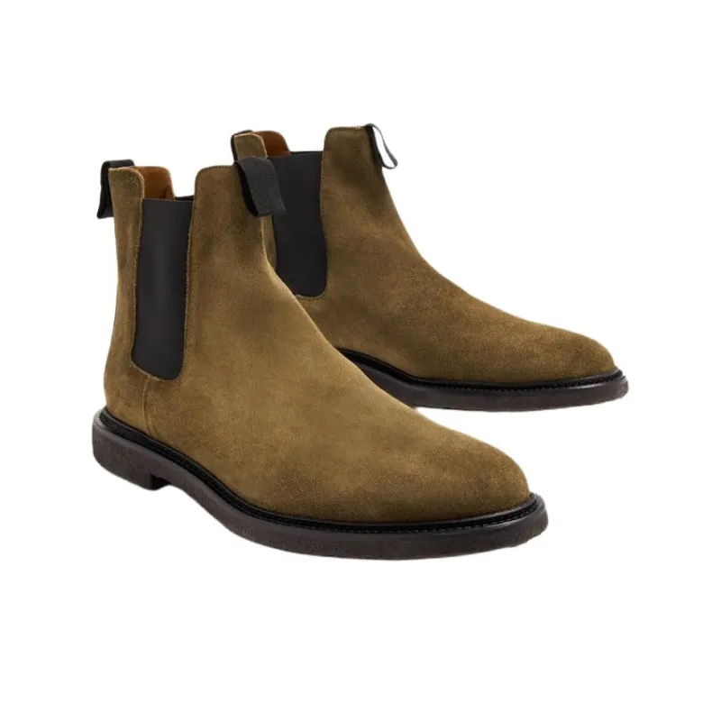 COMMON PROJECTS Classic Short Chelsea Boots Men's Brown-2