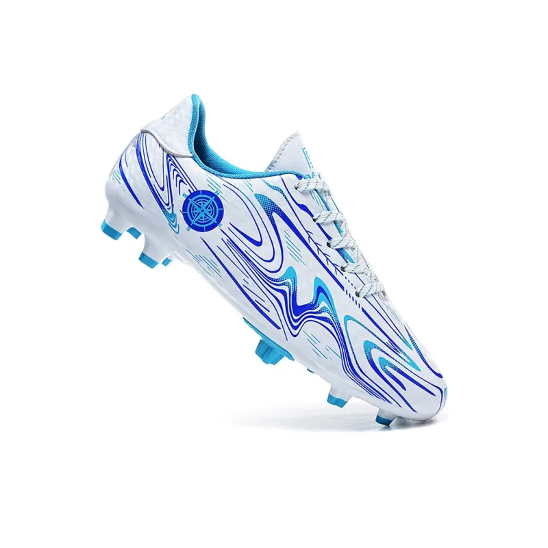 LONGDUIZHANG Soccer Shoes Unisex Low Top Black Sky Blue/Black Pink/White Moon/White Gold-1