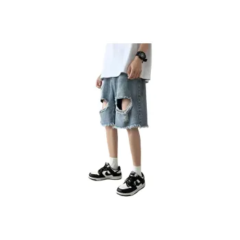 CORNILOT Denim Shorts Unisex Vintage Blue
