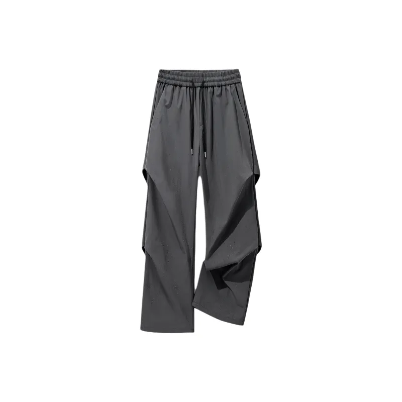 SOIE Cargo Pants Unisex Pink [Summer Cool Ice Silk Material]-32
