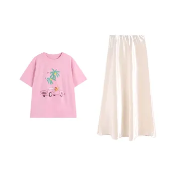 PZGE Two Piece Skirt Sets Women's