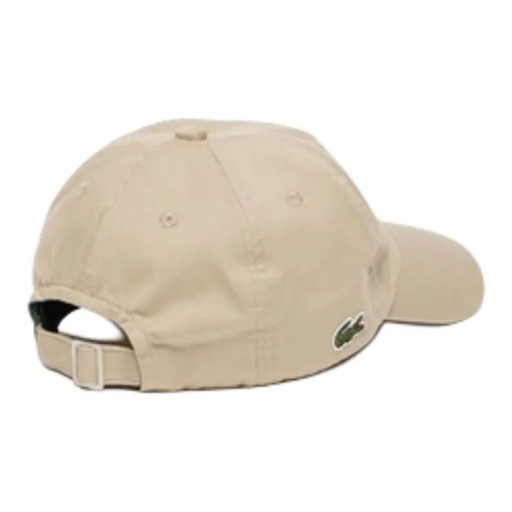 LACOSTE 100% Cotton Baseball Caps Men's Beige-2