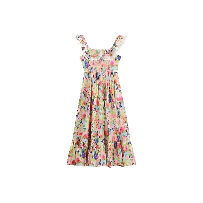 DOKZB Slip Dresses Women's Multicolor-1