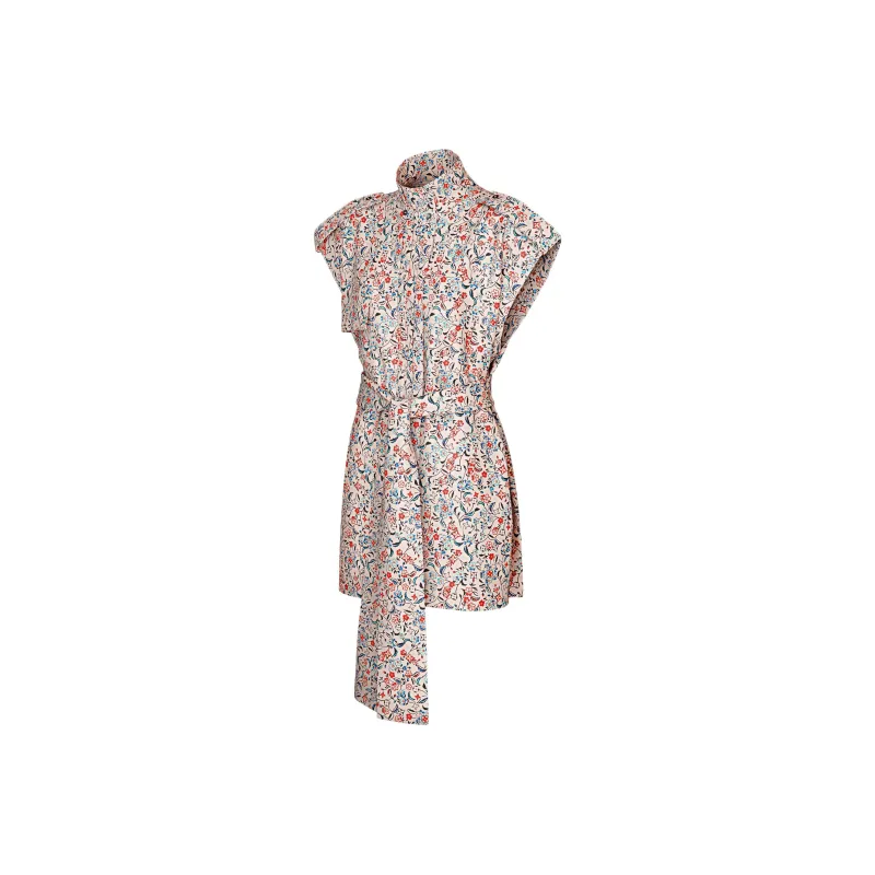 LOUIS VUITTON Monogram Bloom Belted Dress-2
