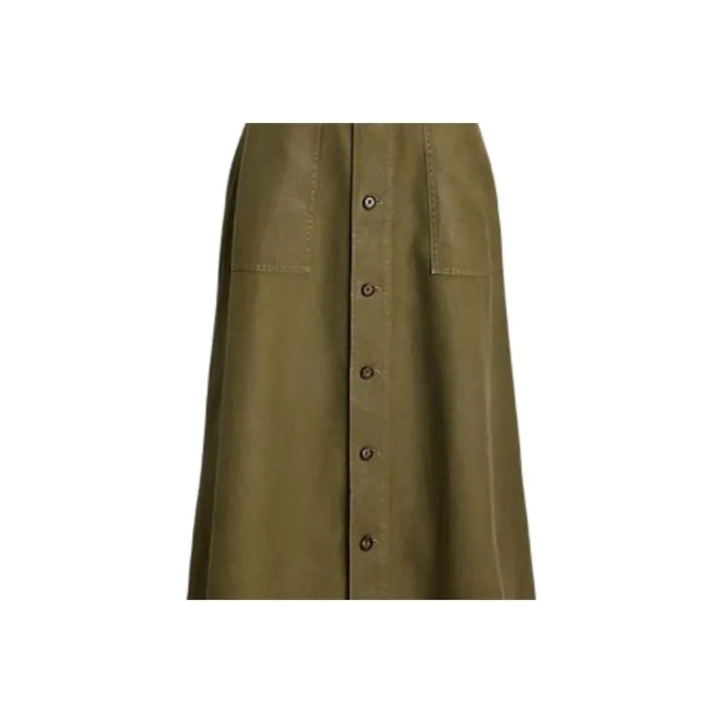 Polo Ralph Lauren Casual Long Skirt Women's Green-1