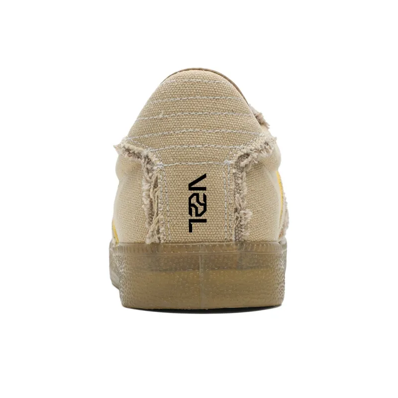 VAEL Low Top Canvas Shoes Men's Beige-5