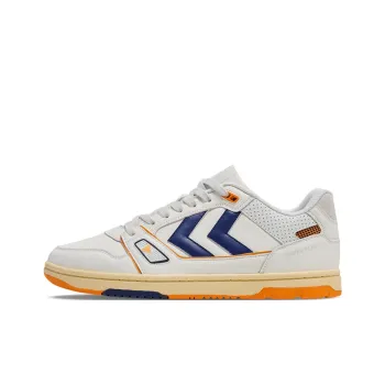 Hummel Low Top Skateboard Shoes Men's White Blue