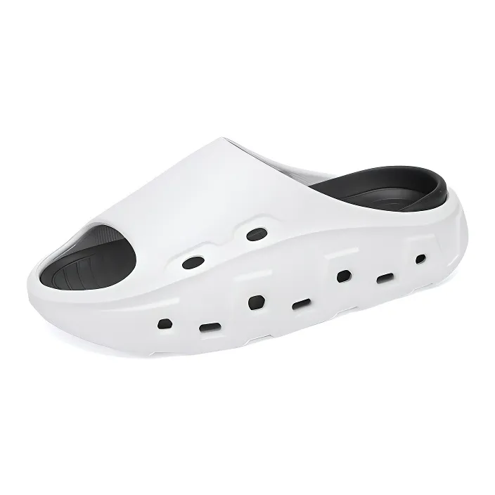 Darcy Sen Slippers Black Gray/Light Green/Khaki White/White Black-22