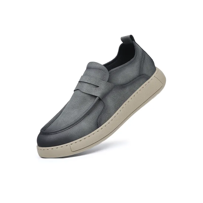 XIAOTOULANG Men's Casual Shoes Men Low Top Grey/khaki/yellow-1
