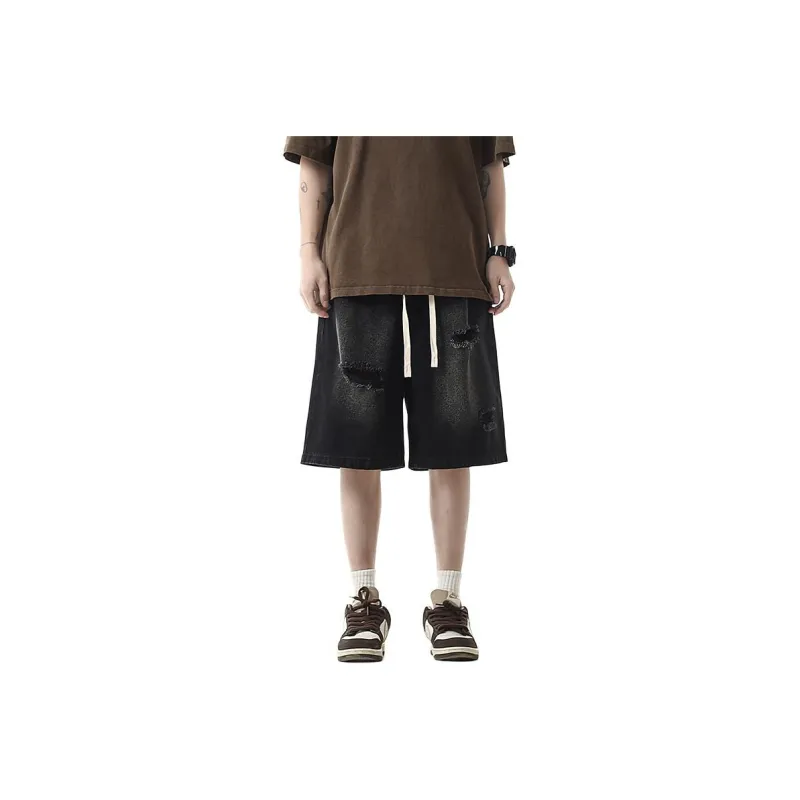 GOODHENLCE Denim Shorts Unisex-10