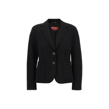 MaxMara Studio Business Suit Coat Women's Black