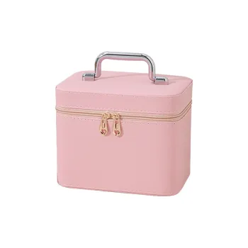 LIANXIANGKE Cream Solid Color Storage Box Make up Tools 1 Pc