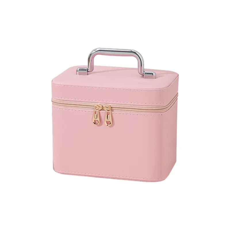 LIANXIANGKE Cream Solid Color Storage Box Make up Tools 1 Pc-0
