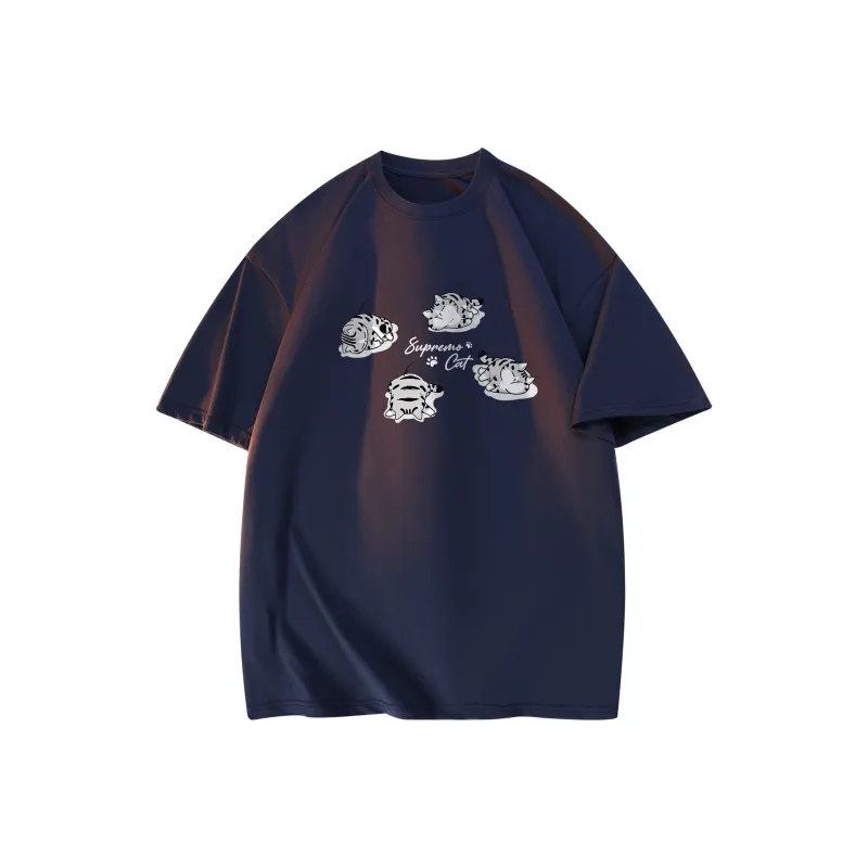 Supremo Cat T Shirts Unisex-6