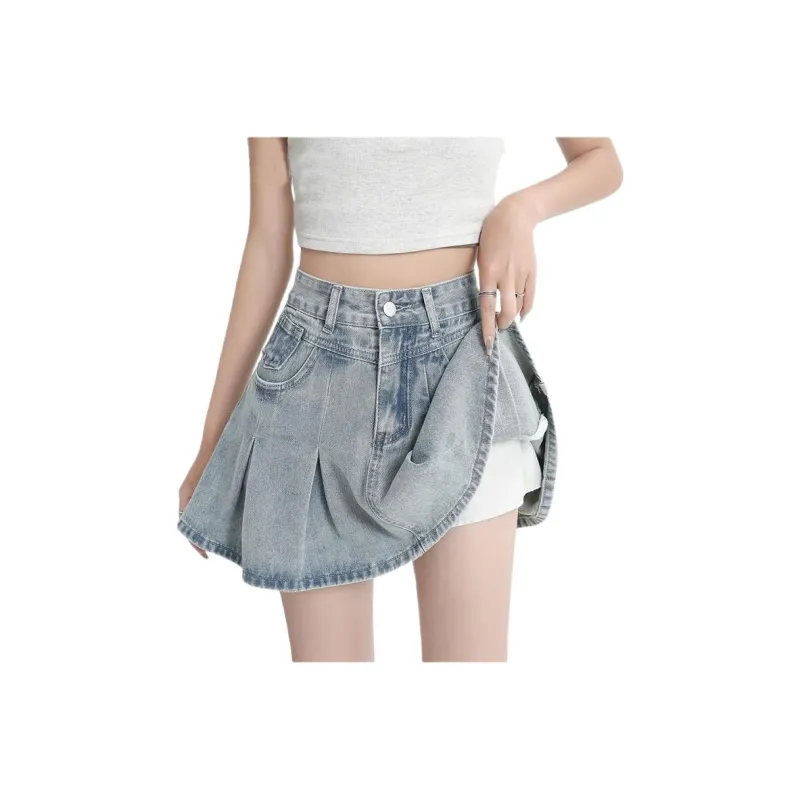 Honey Denim Short Skirts Women's-1
