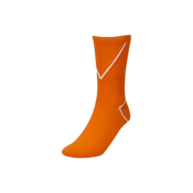 PEAK Fashion Collection Knee High Socks Men's 1 Pack Orange-0