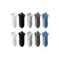 [10 Pack]White 2+Black 2+Light Gray 2+Dark Gray 2+Blue 2