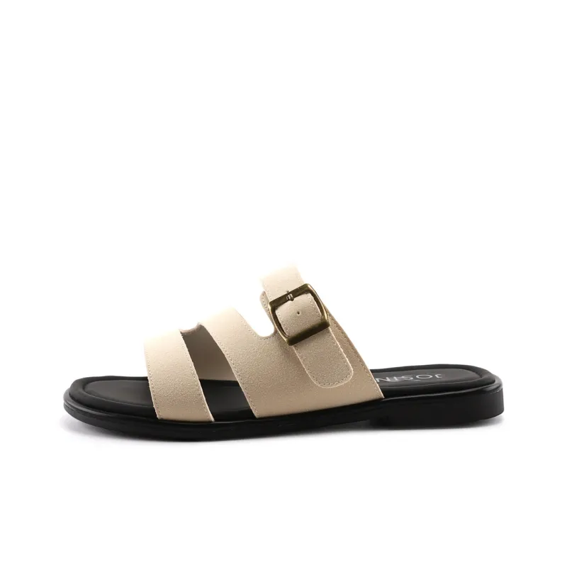 JOSINY Slide Slippers Women's Ecru-1