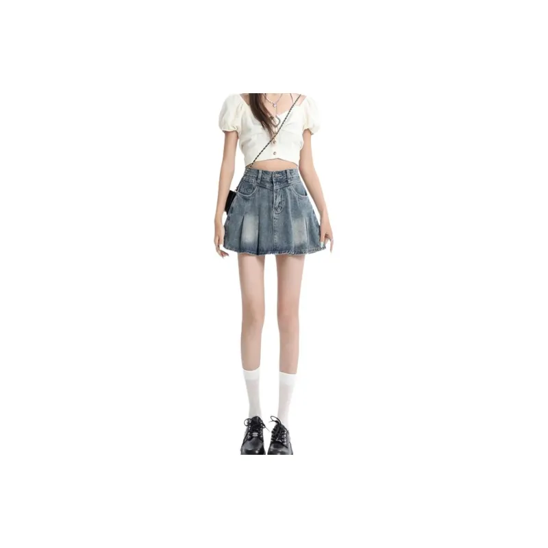 Honey Denim Short Skirts Women's-2