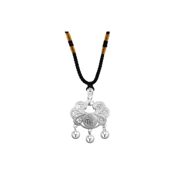 CHINA GOLD Sterling Silver 990 Necklaces Unisex