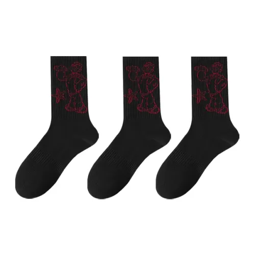 POPEYE Mid Calf Socks Unisex 3 Pack