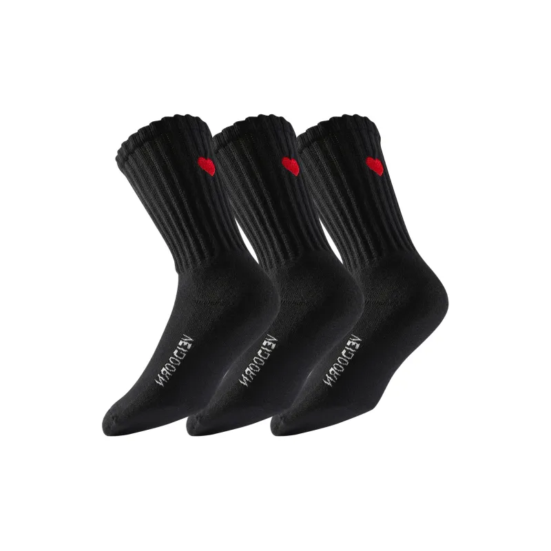 VEIDOORN Knee High Socks Unisex 3 Pack-0