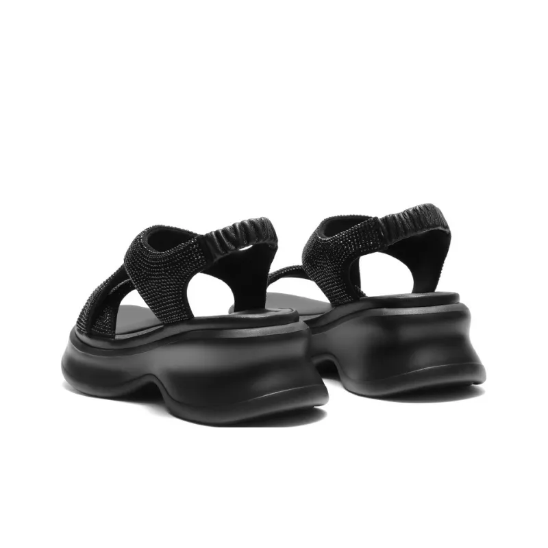 BELLE Beach Sandals Women's Black-5
