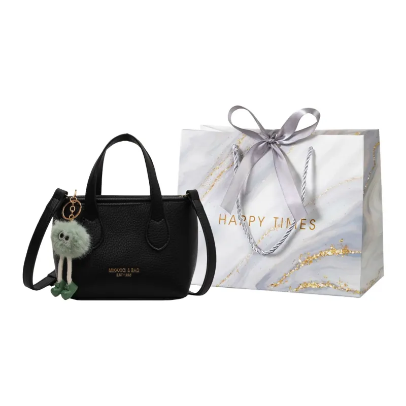Miss Angel PU Handbag Women's White/Black/Khaki-4
