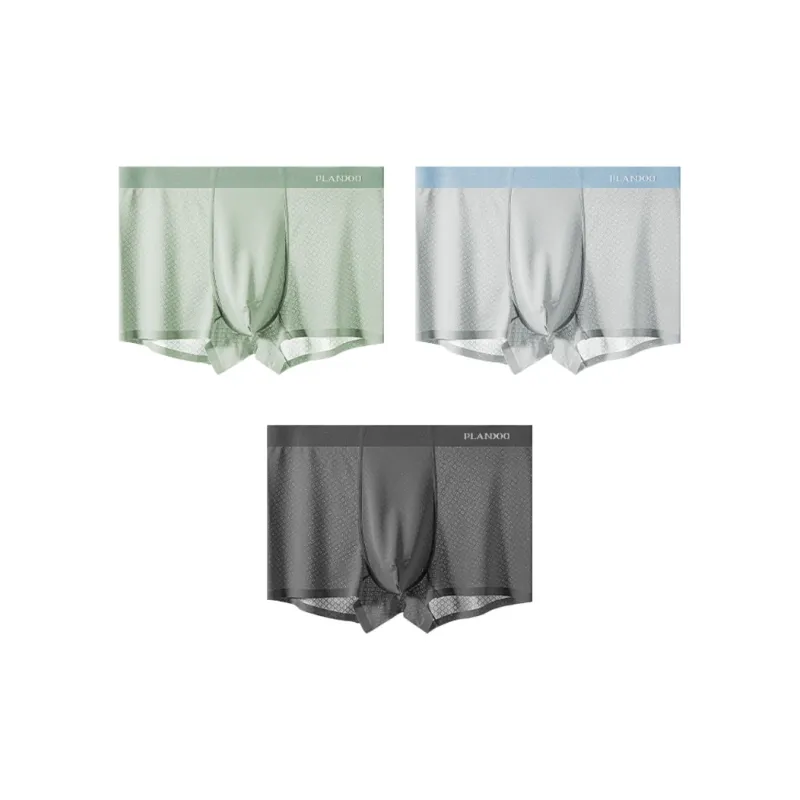 PLANDOO Underpants Men's 3 Pack-0