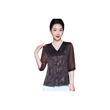 PIERRE CARDIN Chiffon Shirt Women's